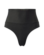 High-Waist Shaping Thong – Black