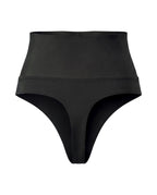 High-Waist Shaping Thong – Black
