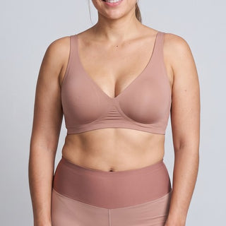 Deep V Wireless Push-Up Bra
