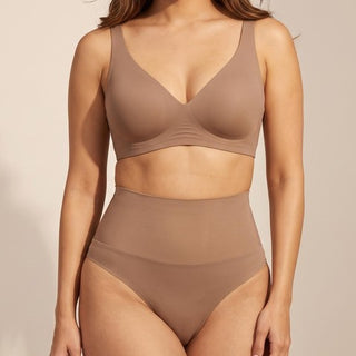 Deep V Wireless Push-Up Bra